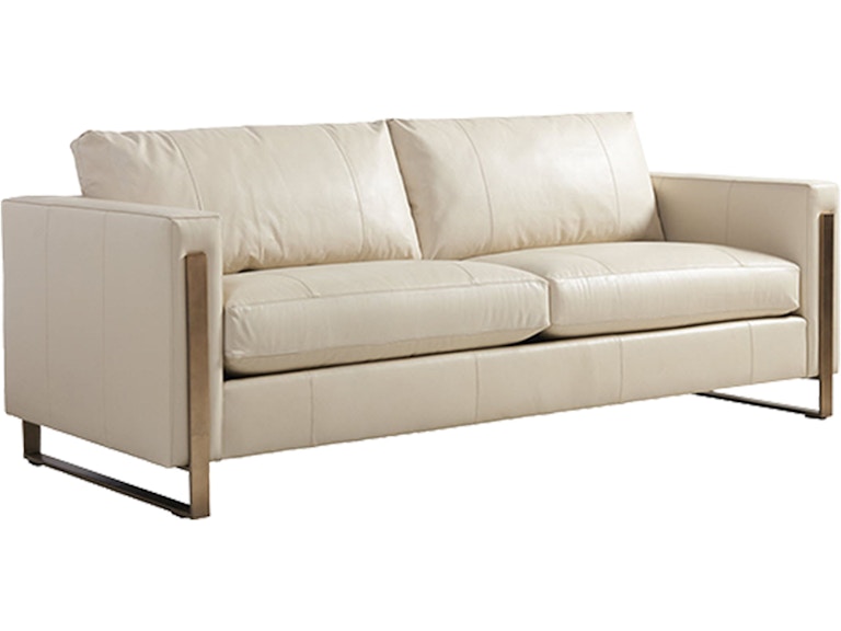 Lexington Living Room Nob Hill Leather Sofa LL1931-33 at Norwood Furniture