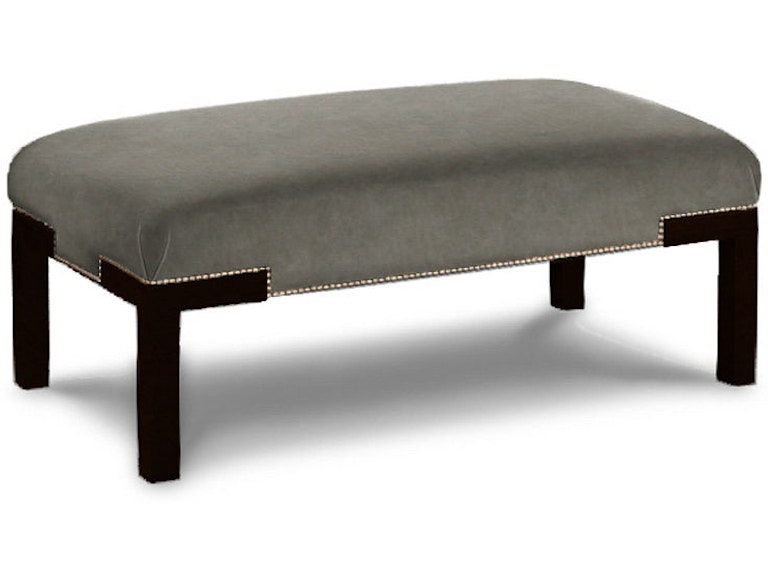 Lexington Living Room Norfolk Leather Cocktail Ottoman LL7979-44 at Norwood Furniture