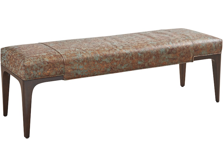Lexington Living Room Savile Leather Bench LL1543-25 at Norwood Furniture