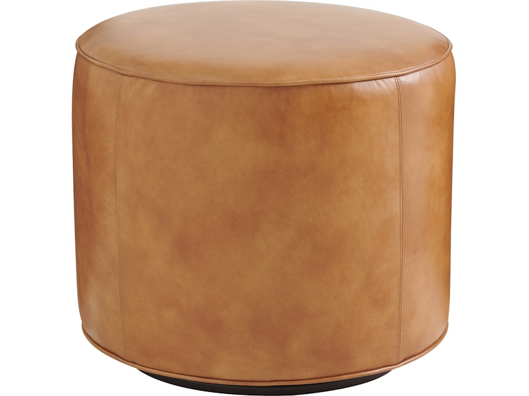 Lexington Living Room Waverly Leather Swivel Ottoman LL7941-44SW at Norwood Furniture