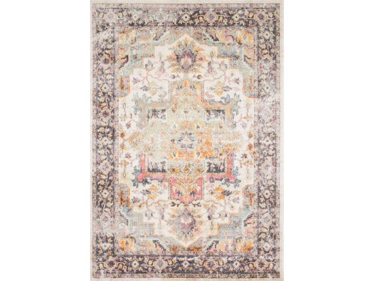Loloi Area Rugs Clara Rug CLA-01 Ivory/Charcoal at Norwood Furniture