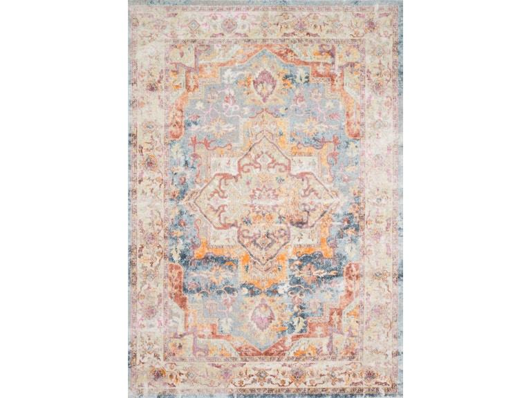 Loloi Area Rugs Clara Rug CLA-01 Sunset/Ivory at Norwood Furniture