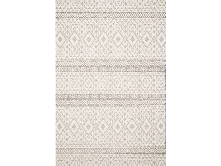 Loloi Area Rugs Cole Rug COL-04 Silver/Ivory at Norwood Furniture
