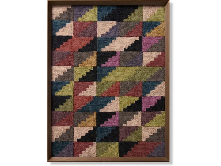 Loloi Art BOLIVIA 3'6" X 2'8" WALL ART AW0377BOLIVMLBLZ283 at Norwood Furniture