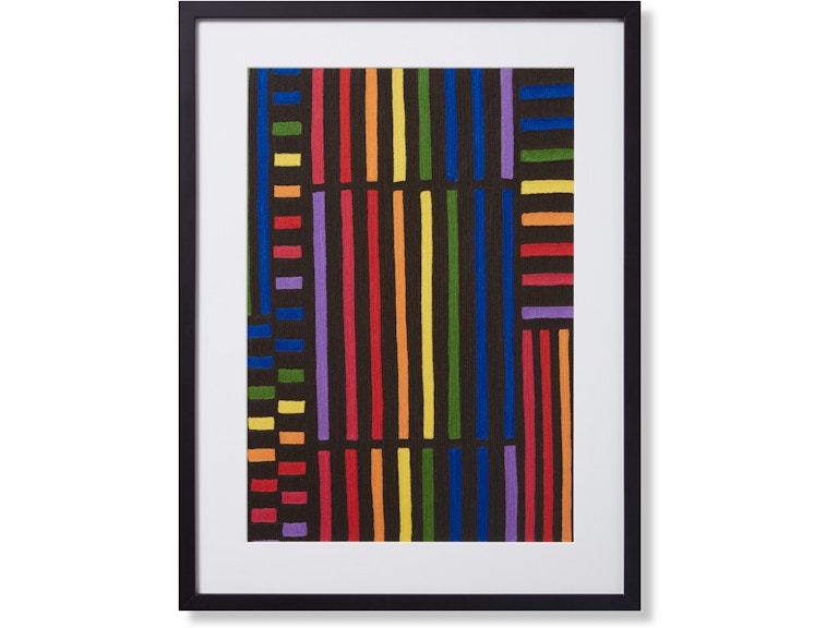 Loloi Art COMMUNITY 2'5" X 1'10" WALL ART AW0364COMMUMLBLZ455 at Norwood Furniture