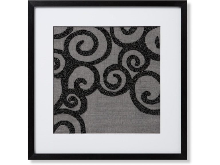 Loloi Art DECADENT 2'2" X 2'2" WALL ART AW0611DECADGYBLA035 at Norwood Furniture