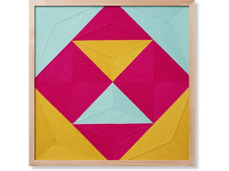 Loloi Art FAIR AND SQUARE 2' X 2' WALL ART AW0220FARSQPIGOA029 at Norwood Furniture