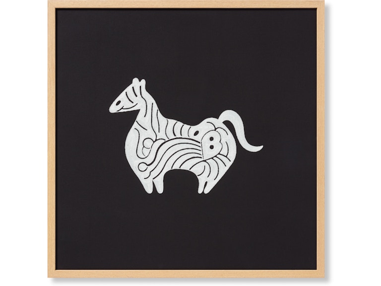 Loloi Art FARASI 2'4" X 2'4" WALL ART AW0291FARASBLIVA039 at Norwood Furniture