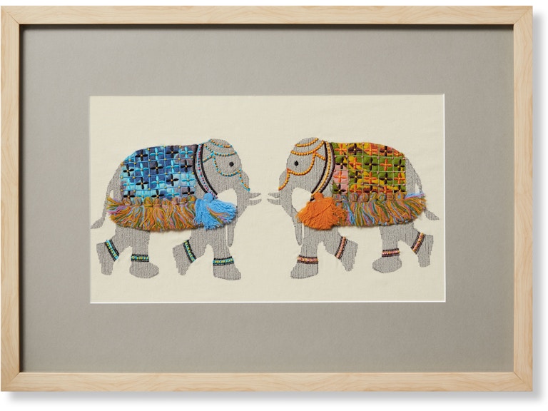 Loloi Art FRINGE BENEFITS 2'5" X 1'9" WALL ART AW0352FRINGNAMLZ426 at Norwood Furniture
