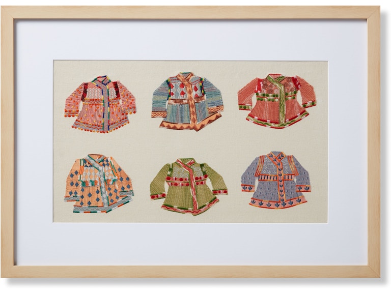 Loloi Art FROCK COAT 2'5" X 1'9" WALL ART AW0353FROCKNAMLZ426 at Norwood Furniture