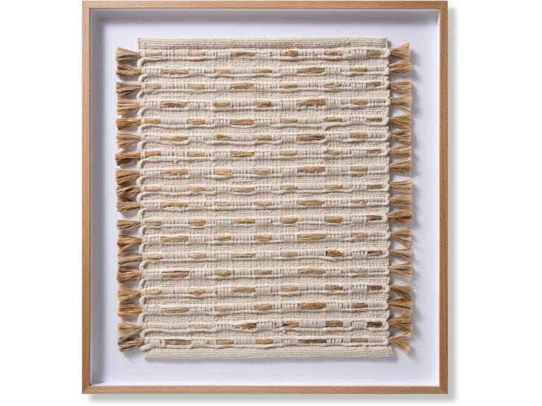 Loloi Art HIRTA 2'9" X 2'11" WALL ART AW0385HIRTAIVBEZ643 at Norwood Furniture