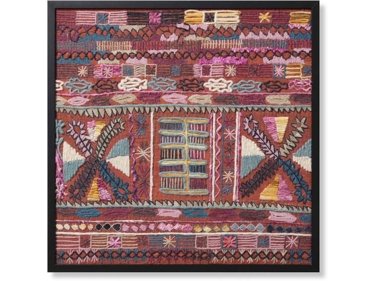 Loloi Art KARMA 2'6" X 2'6" WALL ART AW0284KARMAORMLZ051 at Norwood Furniture