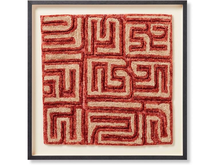 Loloi Art KATANGA 2'4" X 2'4" WALL ART AW0214KATANREBEA039 at Norwood Furniture