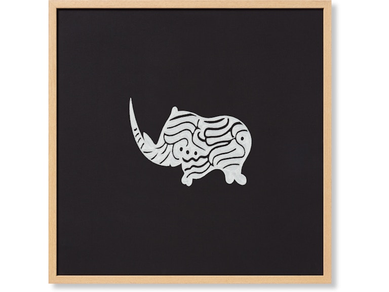 Loloi Art KIFARU 2'4" X 2'4" WALL ART AW0291KIFARBLIVA039 at Norwood Furniture