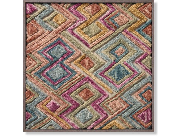 Loloi Art LOOT 2'6" X 2'6" WALL ART AW0386LOOTXML00Z051 at Norwood Furniture
