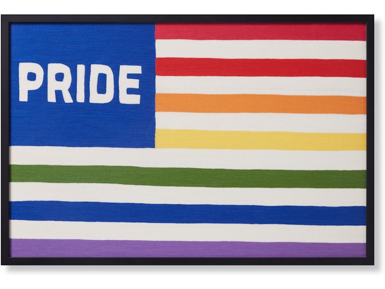 Loloi Art PRIDE FLAG 2'1" X 3'1" WALL ART AW0363PRIDEMLIVZ454 at Norwood Furniture