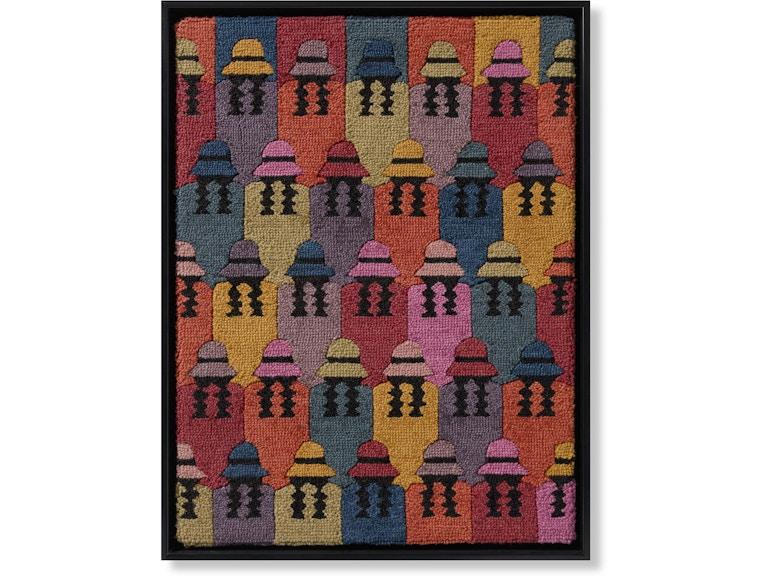 Loloi Art PUNO LADIES 3'7" X 2'9" WALL ART AW0375PUNOLMLBLZ506 at Norwood Furniture
