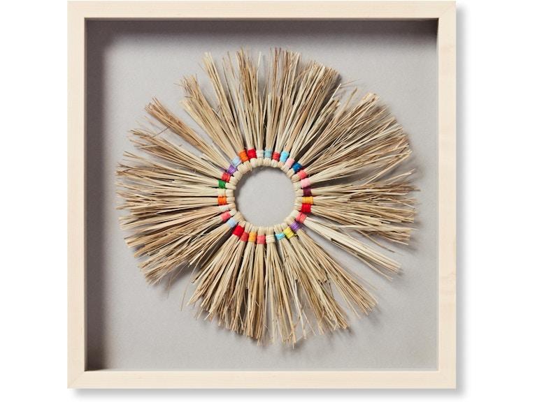 Loloi Art RAINBOW WREATH MINI 1'4" X 1'4" WALL ART AW0253RAINMML00A009 at Norwood Furniture