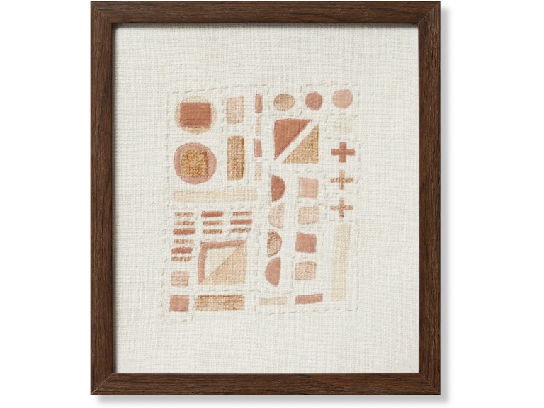 Loloi Art SEDAC 1'8" X 1'8" WALL ART AW0361SEDACIVRUA023 at Norwood Furniture