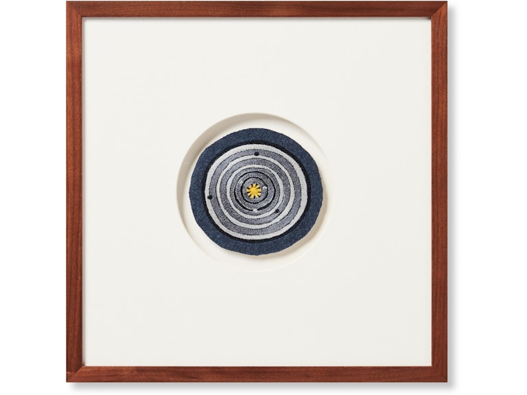 Loloi Art SOLAR PATCH 1'4" X 1'4" WALL ART AW0262SOLARBBGYA009 at Norwood Furniture