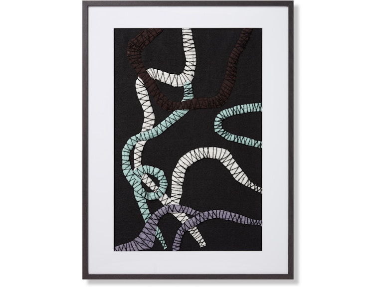 Loloi Art STREAMING 2'6" X 3'4" WALL ART AW0323STREXBLBBA094 at Norwood Furniture