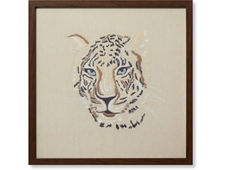 Loloi Art TIGER 2' X 2' WALL ART AW0325TIGEXBEIVA029 at Norwood Furniture