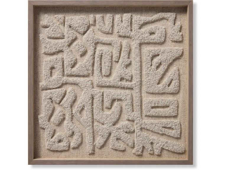 Loloi Art TOKEN 2' X 2' WALL ART AW0381TOKENGYIVA029 at Norwood Furniture