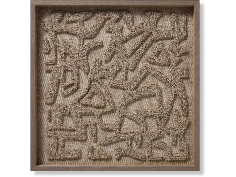 Loloi Art TROPE 2' X 2' WALL ART AW0381TROPEBEIVA029 at Norwood Furniture