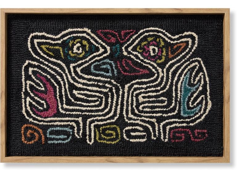 Loloi Art TULE 2'2" X 1'6" WALL ART AW0399TULEXBLMLZ436 at Norwood Furniture