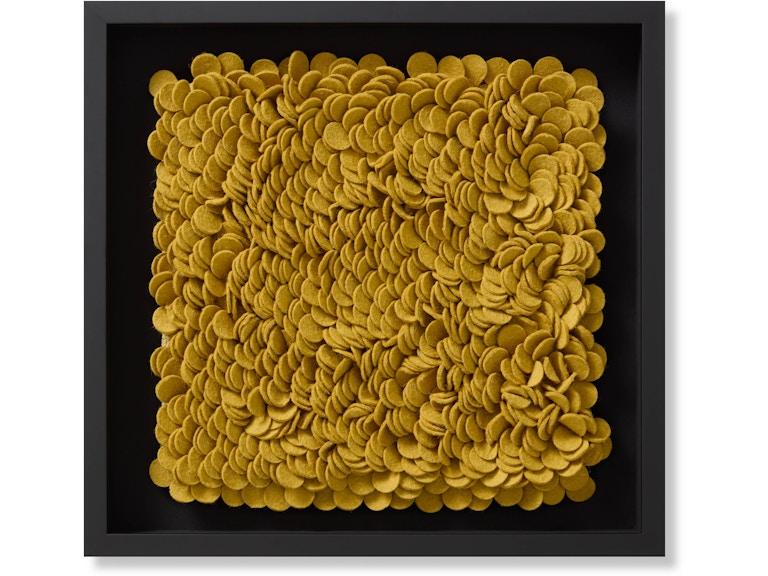 Loloi Art TUMERIC 2' X 2' WALL ART AW0241TMRICYE00A029 at Norwood Furniture