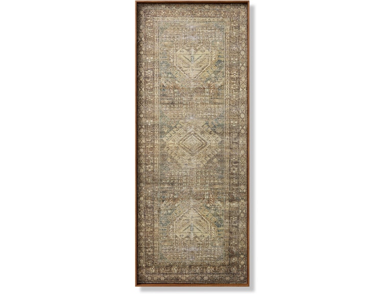 Loloi Art WOOD FRAME 2' X 5' WALL ART AW0411OTTOMLJMCZ780 at Norwood Furniture