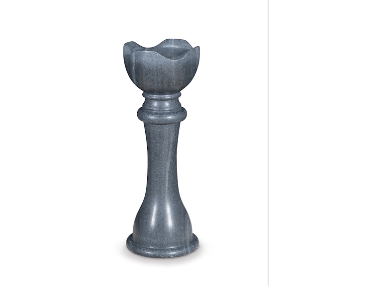 Maitland-Smith Bar and Game Room Black Chess Table Queen 8456-30-B at Norwood Furniture