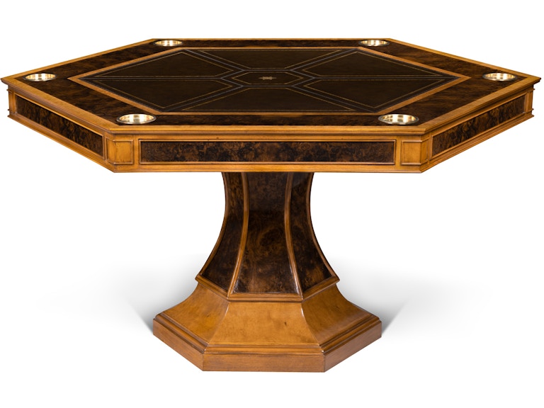 Maitland-Smith Bar And Game Room Blade Game Table (Sh05-062603w) 89-0903 At Norwood Furniture