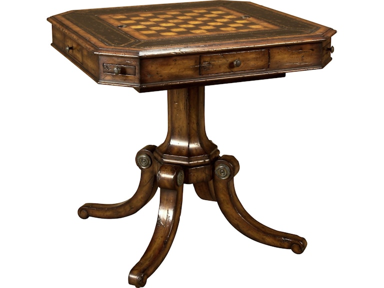 Maitland-Smith Bar And Game Room Choate Game Table 8100-31 At Norwood Furniture