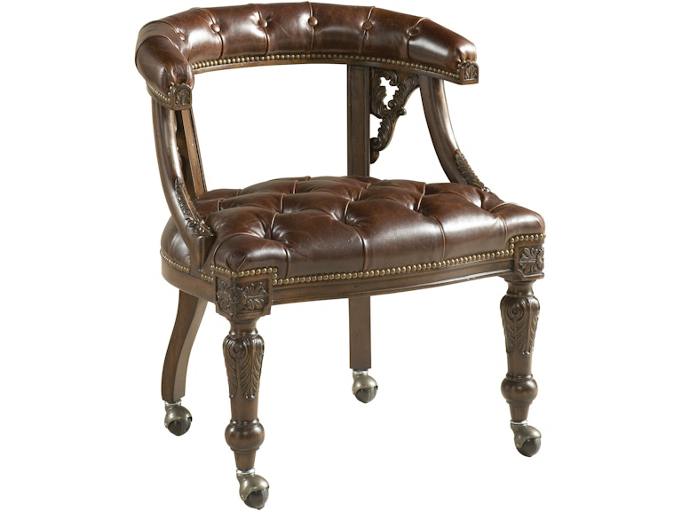 Maitland-Smith Bar and Game Room Gentry Game Chair 8106-43 at Norwood Furniture