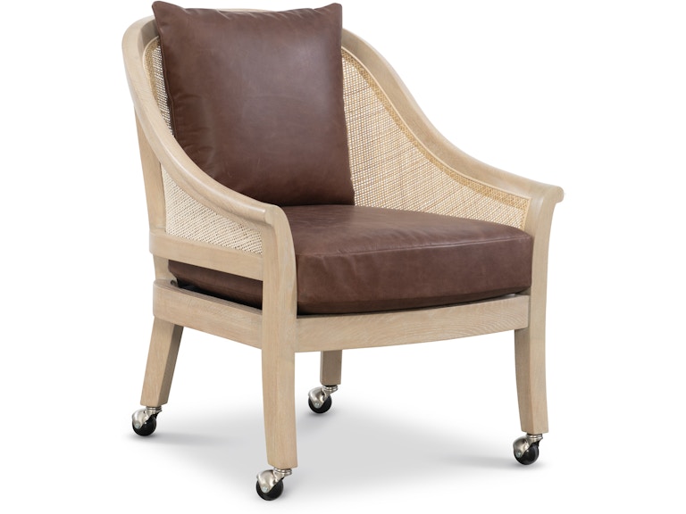 Maitland-Smith Bar and Game Room Pierson Game Chair 8434-43 at Norwood Furniture