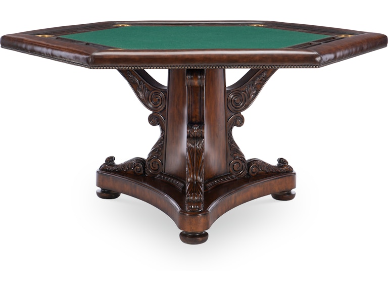 Maitland-Smith Bar and Game Room Poker Table 8299-31 at Norwood Furniture