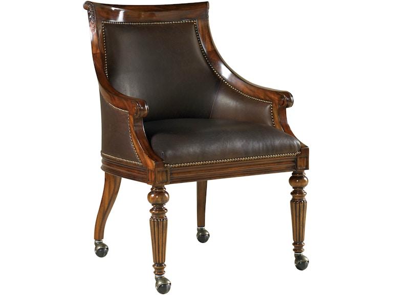 Maitland-Smith Bar and Game Room Swank Game Chair 8107-43 at Norwood Furniture