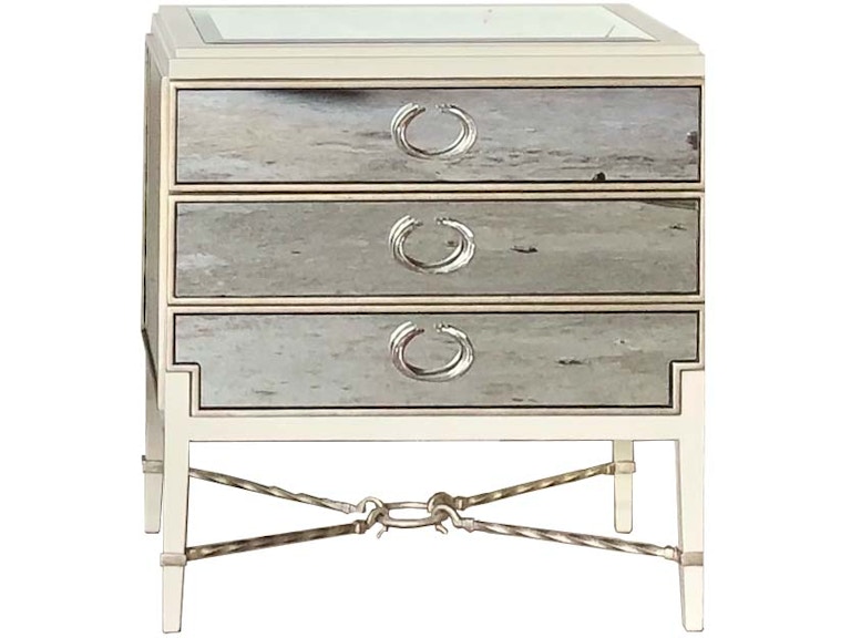 Maitland-Smith Bedroom Bolero Nightstand 88-0712 at Norwood Furniture