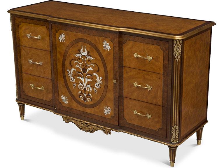 Maitland-Smith Bedroom Finneas Dresser (Sh14-121616) 89-0807 at Norwood Furniture