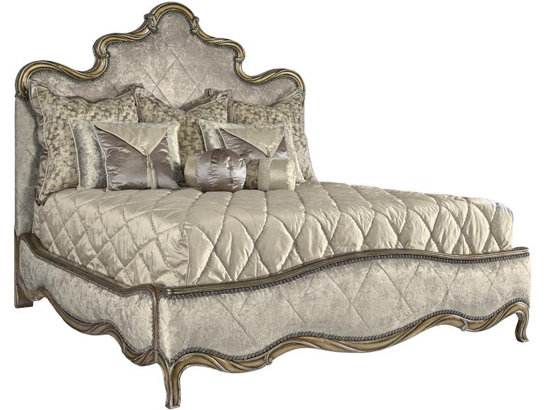 Maitland-Smith Bedroom Grand Traditions King Panel Bed 88-0211 at Norwood Furniture