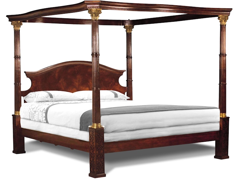 Maitland-Smith Bedroom Vordach King Bed (Sh23-082002m-k) 89-1304 at Norwood Furniture