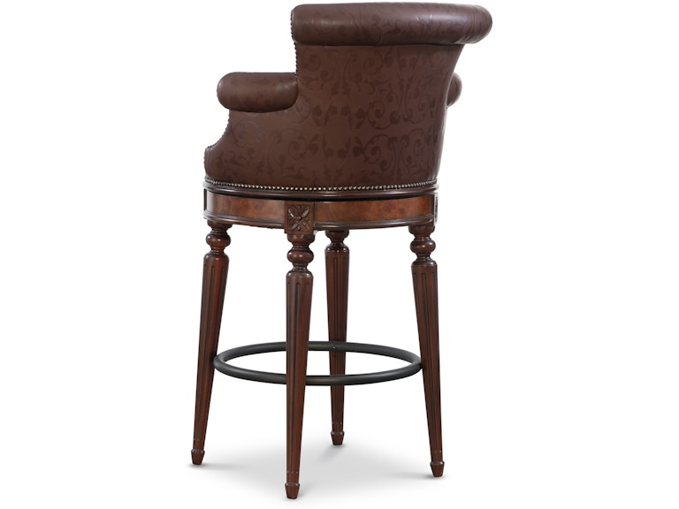 Maitland-Smith Casual Dining Brooks Bar Stool 8435-42 at Norwood Furniture