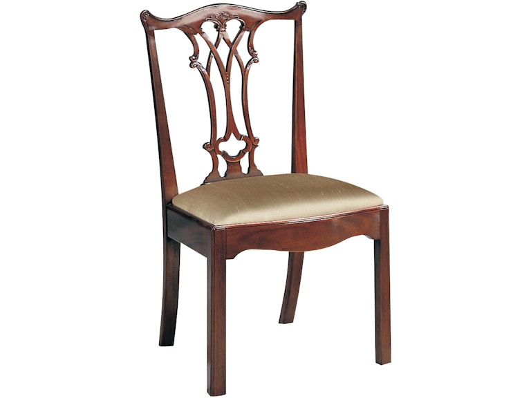 Maitland-Smith Casual Dining Connecticut Polished Mahogany Side Chair 8123-40 at Norwood Furniture