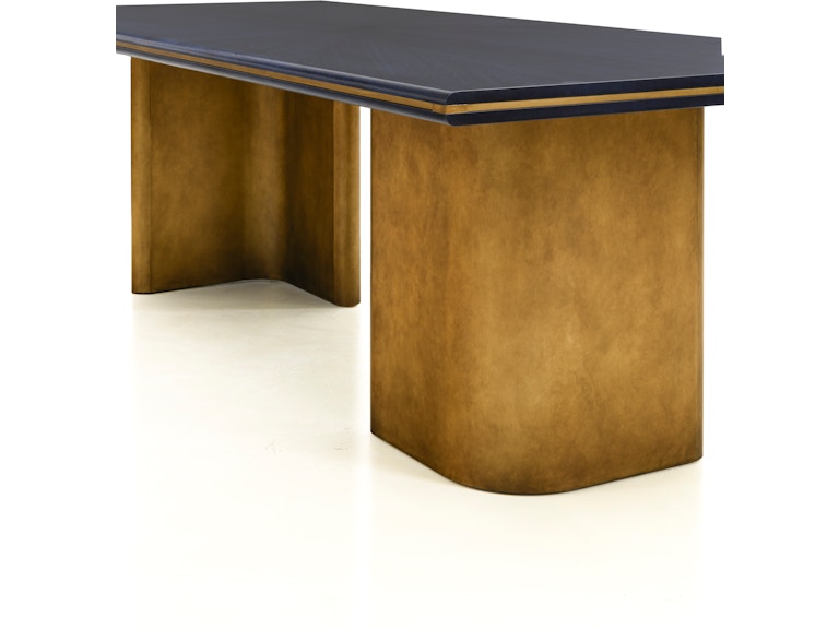 Maitland-Smith Casual Dining Elvira - Starburst Dining Table Blue 8432-35 at Norwood Furniture