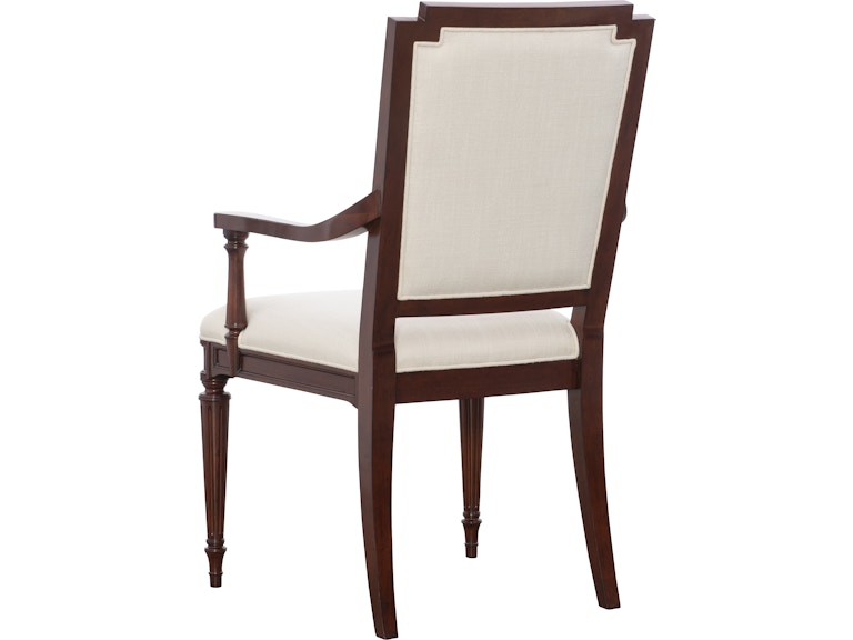 Maitland-Smith Casual Dining Evan Arm Chair 89-0207 at Norwood Furniture