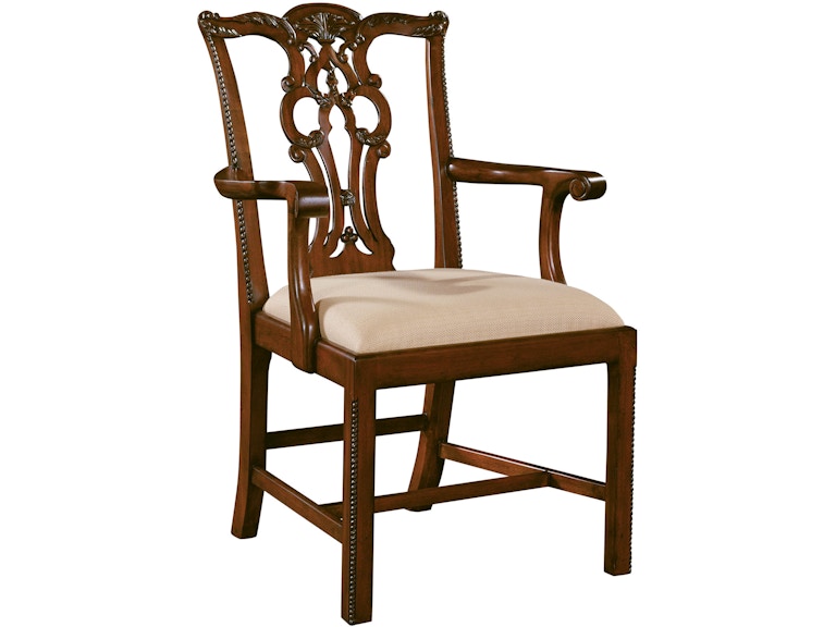 Maitland-Smith Casual Dining Massachusetts Aged Regency Arm Chair 8102-41 at Norwood Furniture