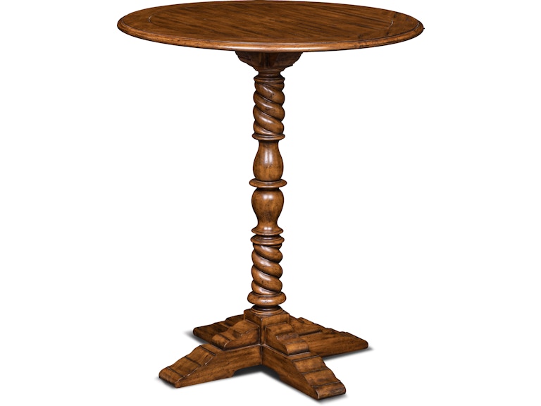 Maitland-Smith Casual Dining Painter's Pedestal Table (Sh44-072681) 89-0411 at Norwood Furniture