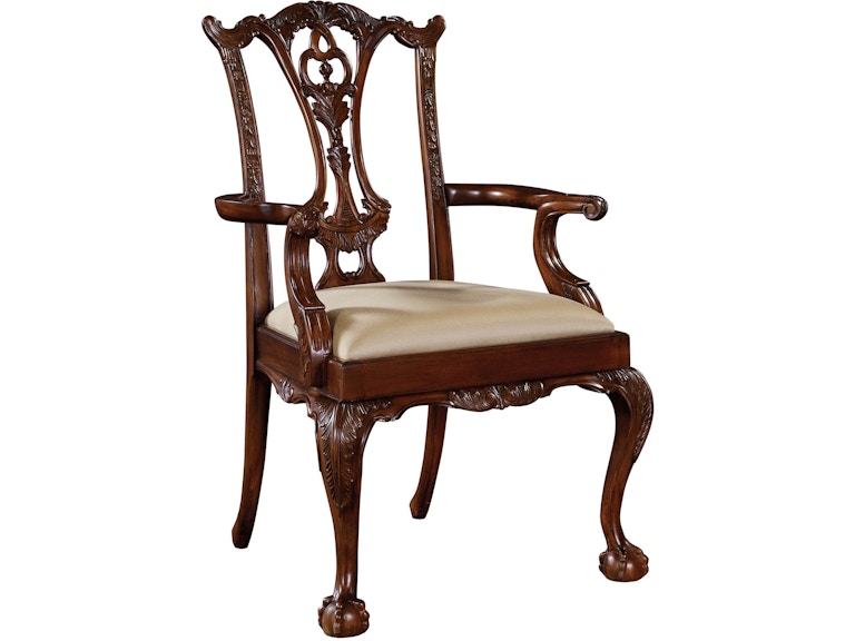 Maitland-Smith Casual Dining Philadelphia Arm Chair 8120-41 at Norwood Furniture