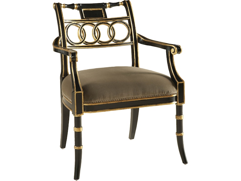 Maitland-Smith Casual Dining Regency Arm Chair 8125-41 at Norwood Furniture